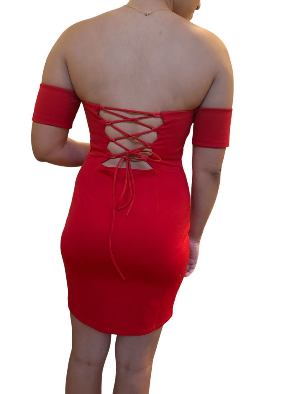 Tobi Red strappy dress - Teen